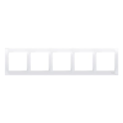 Simon 54 Premium Ramka 5-krotna PREMIUM IP20 / IP44 biały DR5/11 KONTAKT (DR5/11)